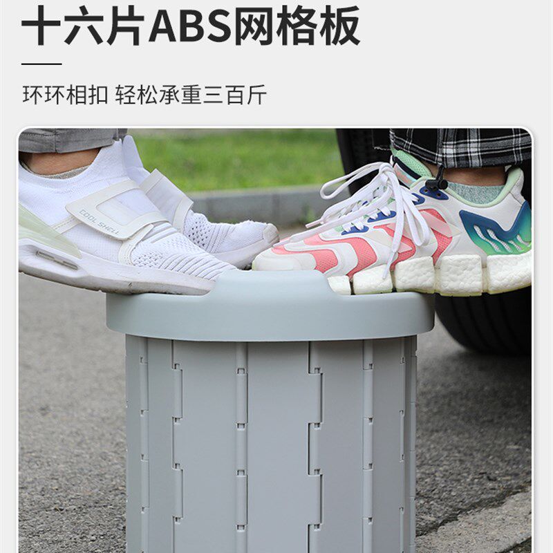 升级挡尿板车载马桶折叠便携式应急厕所户外旅行自驾游坐便器车用