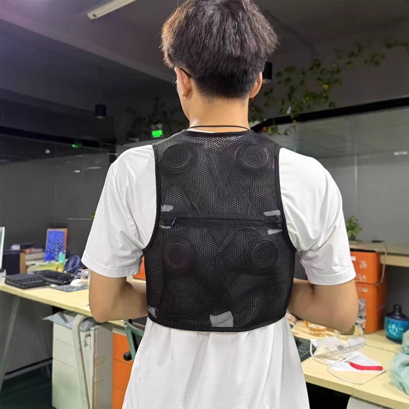 2025年新半j导体制冷降温冰感马甲空调服户外工地防暑降温神器