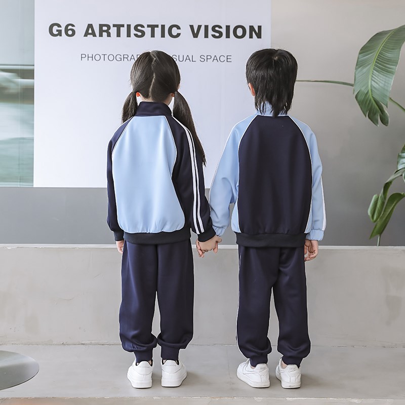 小学生秋季新款棒k球服三件套幼儿园园服春秋装2023新款校服运动