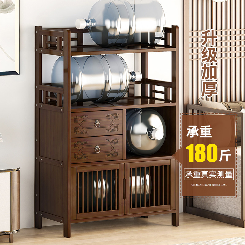 实木落地多层收纳架经济型微波炉烤箱储物架子厨R房置物架卧室客
