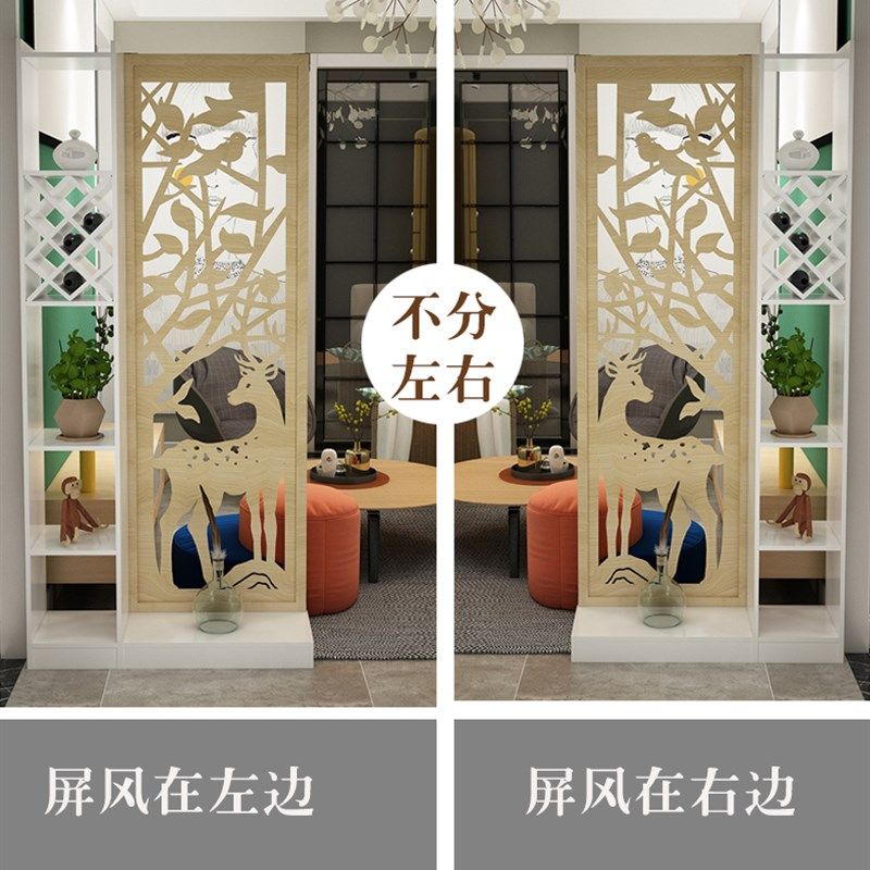 欧式进门入户玄关柜门厅隔断柜酒柜双面现代简约客厅屏风隔断装饰