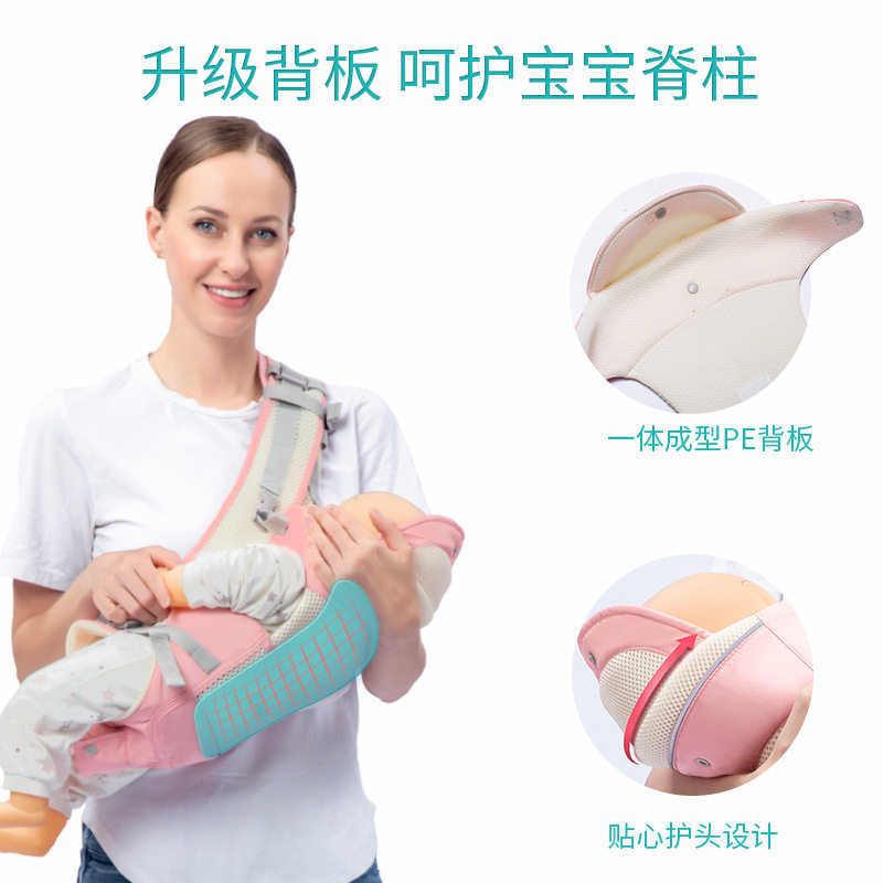 背带婴儿腰凳f冬季多功能小孩宝宝新生外出背娃两用抱娃神器前后
