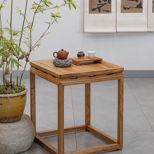 实木小边几极简可t移动茶台床头客厅中式茶几