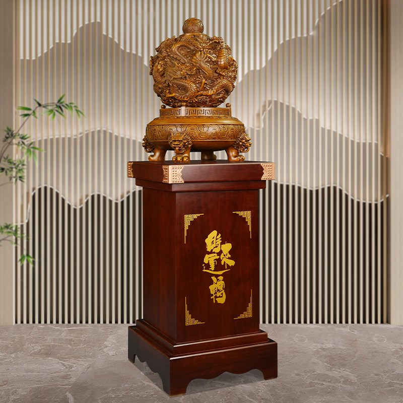 时来运转鼎摆件办公室招财u转运龙珠公司开业乔迁礼物大厅落地装