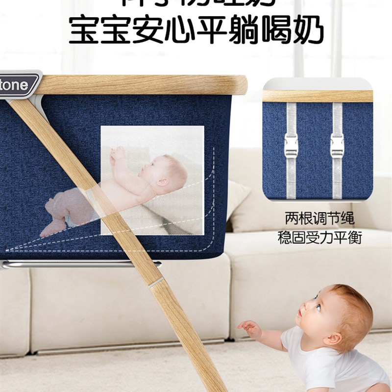 婴儿电动摇篮摇i摇床哄娃神器可折叠新生幼儿哄睡摇椅智能安抚睡