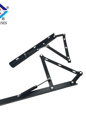 小床箱铰 黑色床箱升举器 贵妃椅支撑架 折叠升降 储V物架C15-1