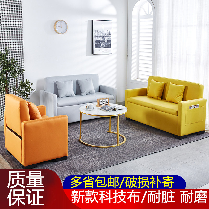 小户型储物d沙发科技布免洗多功能卡座奶油风布艺网红款收纳沙发