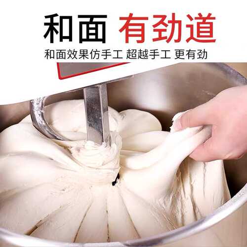 恒悦双动双速和面机商用20s30升10/15/25公斤全自动拌面揉面机厨