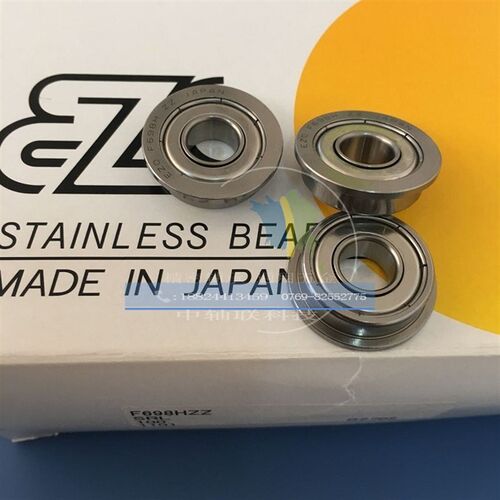 EZO带法兰不锈钢微型进口轴承内径2-4 F693 MF63 SSF684  F603ZZ