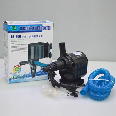 Water pump日胜RS-200/300抽水循环潜水泵三合一潜水泵鱼缸