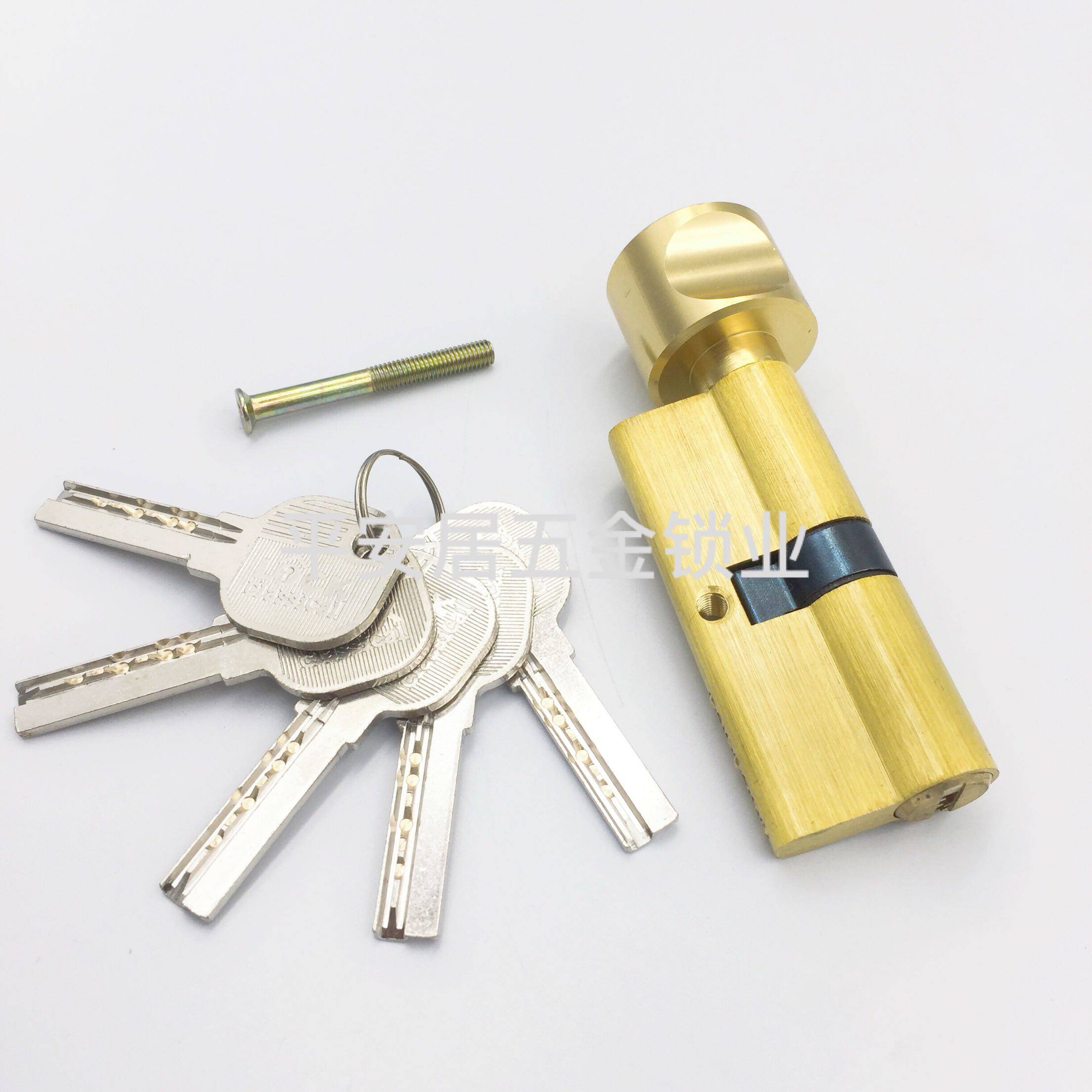 防盗门室内房门锌合金锁芯大70全铜锁芯木门执手锁单开锁芯包邮