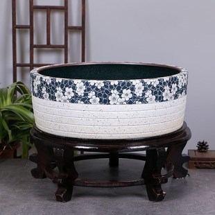 景德镇陶瓷花盆水仙花盆水培植物盆文艺争鸣辛巴辛巴打标