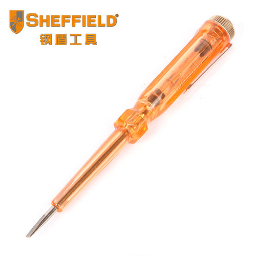 钢盾工具100-500V伏测电笔试电笔家用便携式测电螺丝刀高压测电笔