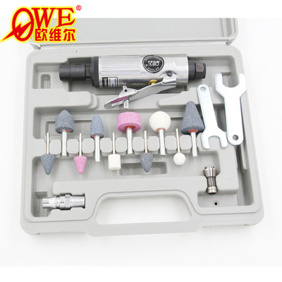 原装台湾欧维尔OW-3706气动刻磨机风磨套装 小刻套装直磨机加强型