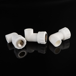 PPR加长铜内丝三通弯头家用4分20 6分25PPR水管热熔接头配件加厚
