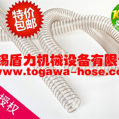 意大利ipl耐磨工业透明PU软管抽吸料输送软管/风管/VR130mm内径