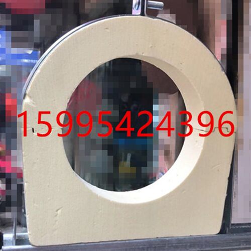 保温木托160K聚氨酯管托托码PU速丽保管托配P型卡隔热保冷阻燃