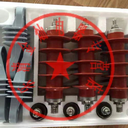金灿10KV交流无间隙金属氧化锌物避雷器HY5WS-17/50 带脱离器支架
