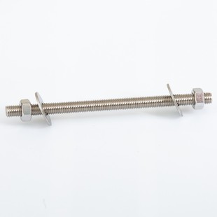 304不锈钢穿墙螺丝加长螺杆外六角对穿丝杆螺栓螺母套装 M8M10M12