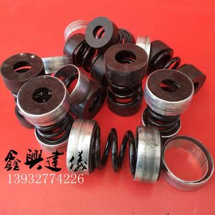 震动弹簧 振动台弹簧 压簧 胶垫 镀锌铁圈 胶套 诚信厂家