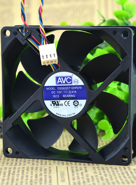 原装AVC DS09225T12HP079 12V 0.41A 9025 4四线PWM温控CPU风扇