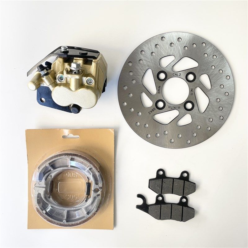 适用铃木UY125 UU125 UE125改装配件双活塞刹车泵刹车卡钳刹车片