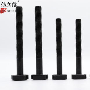 伟立信-T型t形螺丝螺杆模具压板高强度方头螺栓M8-M20*50-400mm