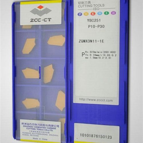 原装株洲切削刀具ZQMX3N11-1E YBC251 ZC数控槽刀片小松鼠割槽刀