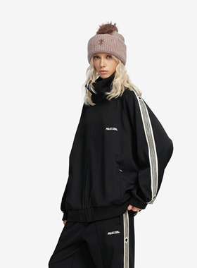 PROJECTJOIN非对称饰带运动夹克 男女同款