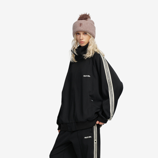 PROJECTJOIN非对称饰带运动夹克 男女同款