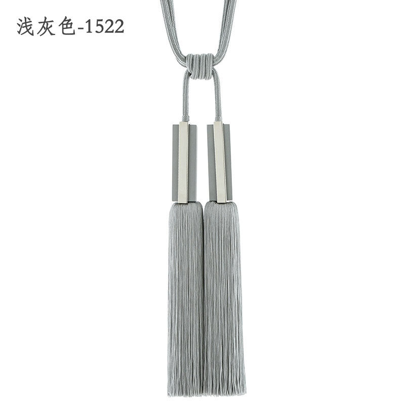 双宿双飞 e窗帘大穗流苏现代简约别墅软装双头窗帘绑带家居装饰品