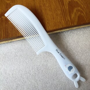 家用加厚儿童可爱k卡通糖果色不易断密齿熟胶便携随身塑料小梳子