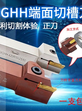 端面切槽数控刀杆/双头端面切槽数控刀杆 MGHH320R15-50/80 红色