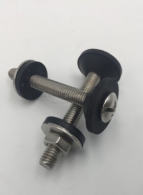新老分体马桶水箱固定螺栓座厕锁紧螺丝内垫橡皮圈抽水座便器配件