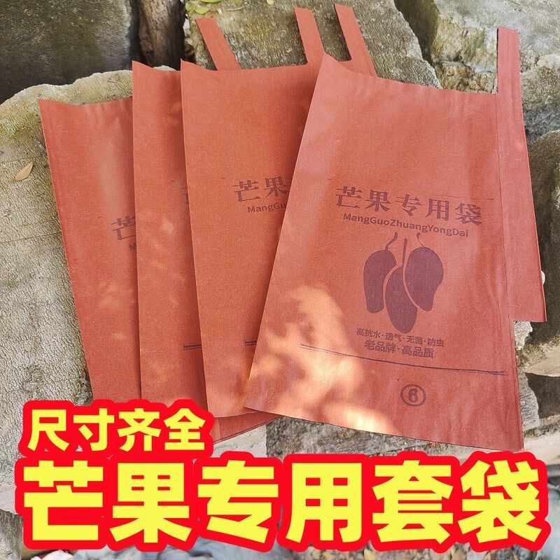 双层包芒果专用套袋金煌芒防虫鸟水果贵妃芒玉文台湾芒贵妃台芽芒