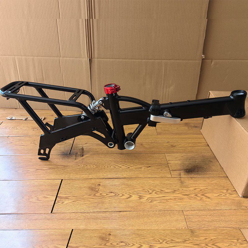 14寸小巧折叠i电动车铝合金车架代驾锂电车单车自行车改装架子后