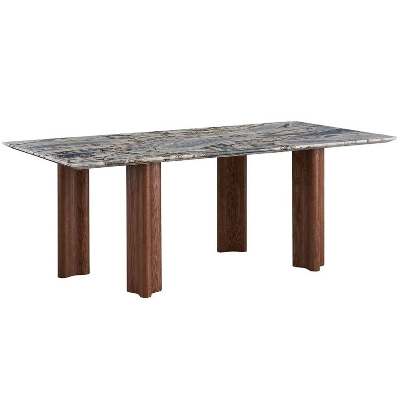 实木桌腿奢石岩板大理石s实木桌脚异形新支撑架茶桌餐桌办公桌支