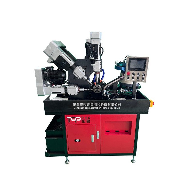 全自动攻丝机多头伺服o钻攻一体攻牙机打孔倒角车外圆铰中心孔毛