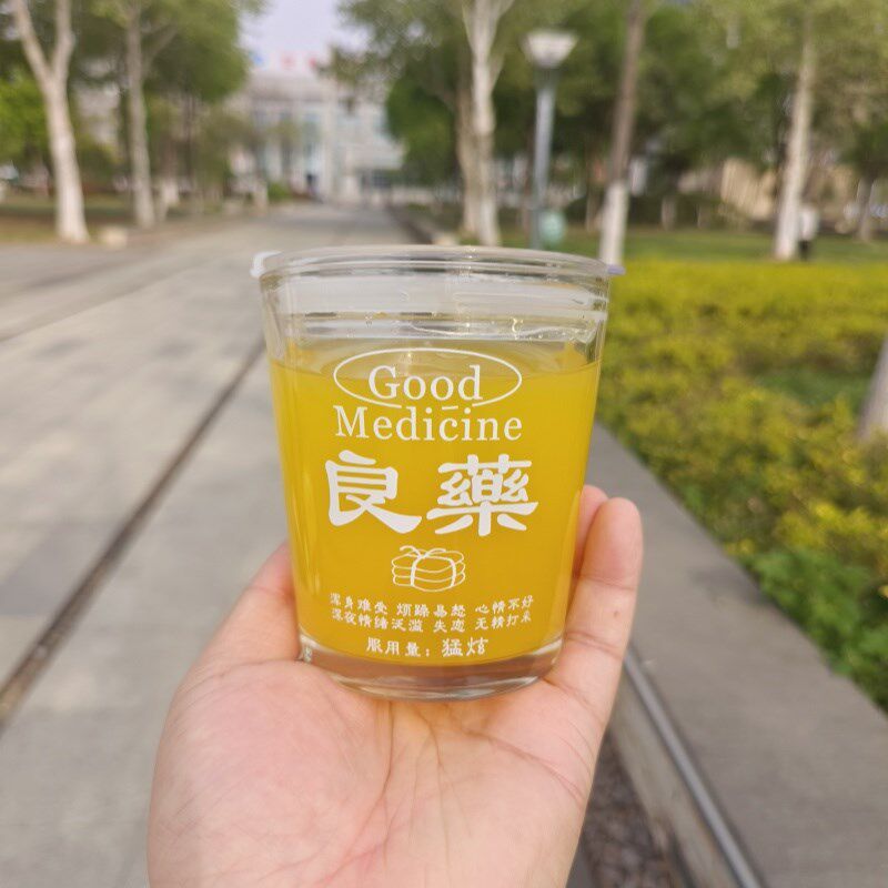 玻璃杯定制logo吸管水杯v印字咖啡杯广告杯子企业活动礼品订做图