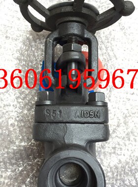 锻钢A105承插焊闸阀/丝口闸阀Z61H-800LB美标对焊闸阀DN15-DN50