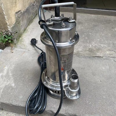 WQD- S全自动不锈钢污水污物潜水电泵增压泵地下室污水处理排污泵