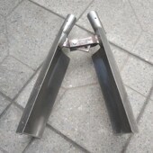 锰钢对锨夹板掀锹勺掏土挖电线杆电力工具神器树坑洛阳铲打洞电杆