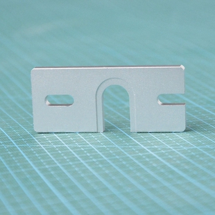 E3DV5 V6热端长方形固定铝板喷砂氧化 Kossel 3D打印机配件Reprap