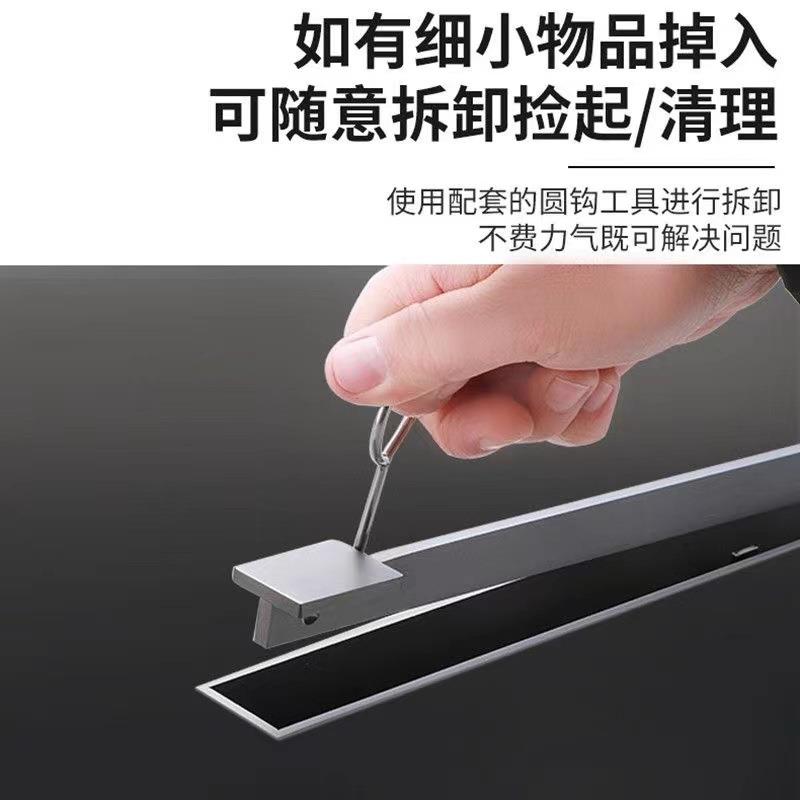 线性极窄地漏浴卫生间304地不锈KT001钢地漏室防臭漏下水防道臭器