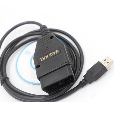 OBD2 USB Cable VAG-COM KKL 409.1适用于大众检测线
