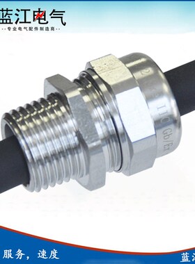防爆不锈钢格兰头NPT1/2和NPT3/4电缆固定接头IP68不锈钢防水接头