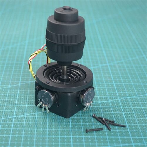究其科技 摇杆电位器JH-D400X-R4四维全密封阻值10K带按钮操纵杆