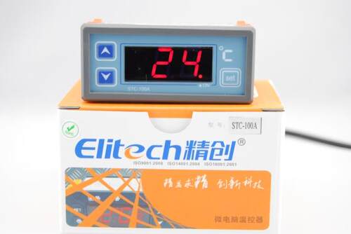 精创STC-100A制冷数显 可调 电子 智能温控器 冷库海鲜池控制器