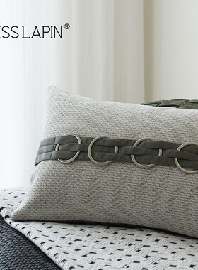 澜品现代简约绿色灰色系床品组合套件样I板房展厅别墅床卧室上用