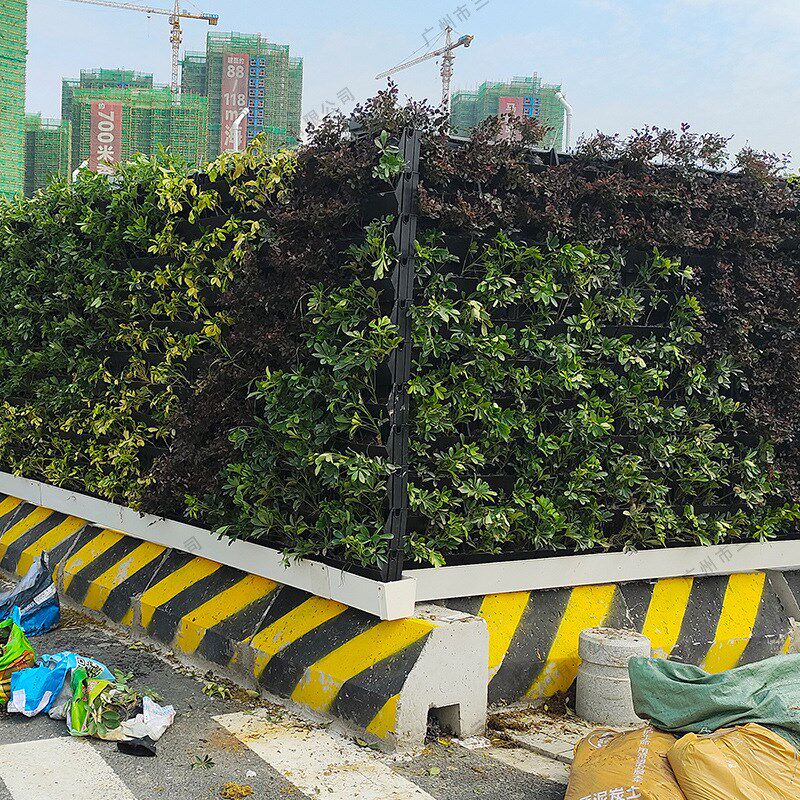 工地绿化围挡商场外墙装饰绿x植户外遮挡绿植围墙工程绿植装饰围